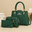 Women's Rexine Plain Hand Bag Set
