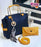 Stylish Women's Hand Bag Set - 2 Pcs Rexine with Plain Pattern