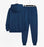2 Pcs Men's Polyester Printed Hoodie Track Suit