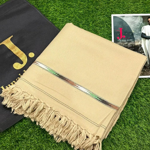 1 Pc Men's Wool Texture Shawl